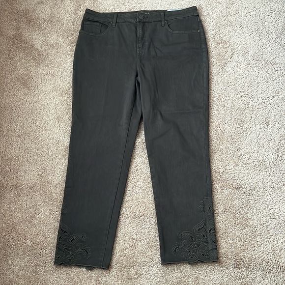 Chico's Denim - NWT Chico’s Slimming Paisley Hem Ankle Jeans